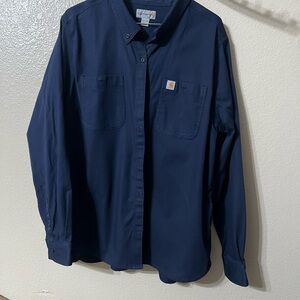 Carhartt Women’s rugged professional series Long-Sleeve Work Shirt. Sz- XXL (20)